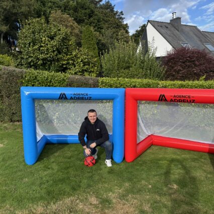 Buts de foot gonflable
